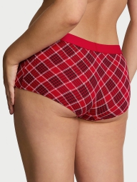 Женские трусики шортики Victoria's Secret с логотипом из страз 1159823624 (Красный M)