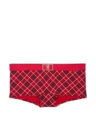 Женские трусики шортики Victoria's Secret с логотипом из страз 1159823624 (Красный M)