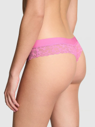 Женские трусики тонг Victoria's Secret PINK с узором 1159821773 (Розовый M)