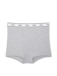 Високі трусики шортики Victoria's Secret Pink 1159821852 (Сірий S)
