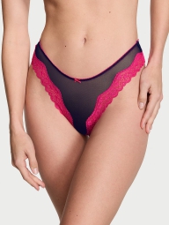 Женские трусики Victoria's Secret тонг 1159828004 (Синий XL)