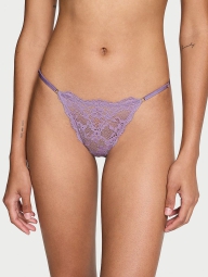 Кружевные трусики стринги Victoria's Secret 1159822818 (Сиреневый XXL)