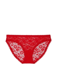 Кружевные трусики бикини Victoria's Secret 1159822969 (Красный S)