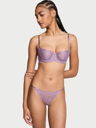 Кружевные трусики бикини Victoria's Secret 1159823219 (Сиреневый S)