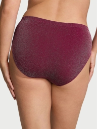 Бесшовные трусики Victoria's Secret брифы с шиммером 1159823012 (Бордовый XL)