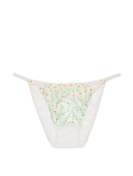 Сетчатые трусики бикини Victoria's Secret 1159823237 (Белый M)