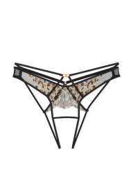 Жіночі відкриті трусики Victoria's Secret бразилії 1159823450 (Чорний XS)