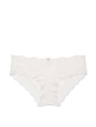 Женские кружевные трусики хипхаггеры Victoria's Secret 1159823851 (Молочный L)