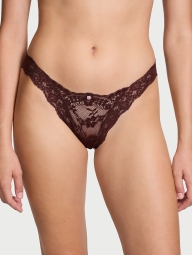 Кружевные трусики бразильяны Victoria's Secret 1159823932 (Коричневый XS)