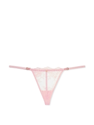 Женские кружевные трусики стринги Victoria's Secret 1159829085 (Розовый XXL)