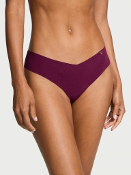 Бесшовные трусики тонг Victoria's Secret 1159824812 (Бордовый XL)