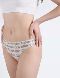 Бесшовные трусики Calvin Klein с логотипом 1159825128 (Бежевый XS)