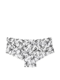 Кружевные трусики чики Victoria's Secret 1159825185 (Черный/Белый XS)