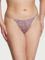 Кружевные трусики тонг Victoria's Secret 1159825204 (Леопардовый XXL)