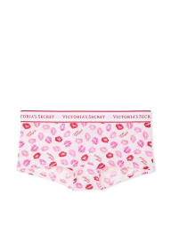 Женские трусики шортики Victoria's Secret с принтом 1159827434 (Белый XS)