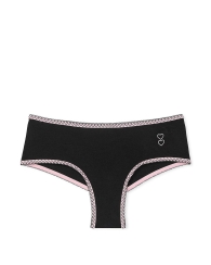 Женские трусики чики Victoria's Secret с отделкой в ​​виде сердец 1159825495 (Черный S)