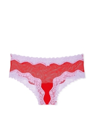 Женские сетчатые трусики чики Victoria's Secret 1159825981 (Красный XS)