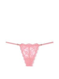 Кружевные трусики стринги Victoria's Secret 1159825998 (Розовый L)