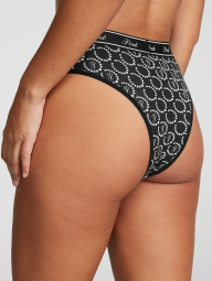 Женские трусики бразильяны Victoria's Secret Pink 1159826182 (Черный S)