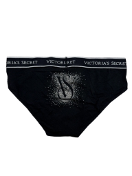 Женские трусики Victoria's Secret хипхагеры 1159826406 (Черный S)