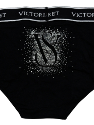 Женские трусики Victoria's Secret хипхагеры 1159826406 (Черный S)