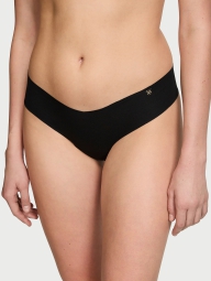 Бесшовные трусики тонг Victoria's Secret 1159826646 (Черный XL)