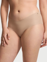 Бесшовные хлопковые трусики Victoria's Secret хипхаггеры 1159826745 (Бежевый S)