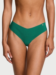 Трусики тонг Victoria's Secret безшовні з логотипом 1159826751 (Зелений S)