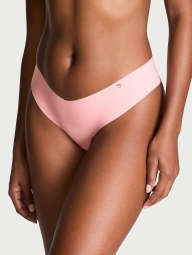 Бесшовные трусики тонг  Victoria's Secret с логотипом 1159826753 (Розовый S)