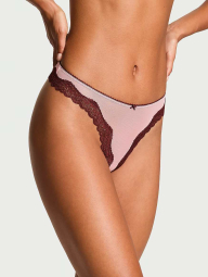 Женские трусики Victoria's Secret тонг 1159828349 (Розовый XL)