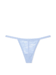 Жіночі мереживні трусики стрінги Victoria's Secret Pink 1159828828 (Блакитний M)