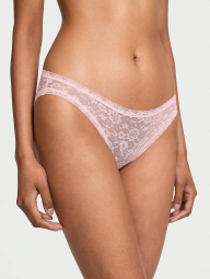 Кружевные трусики бикини Victoria's Secret 1159830800 (Розовый S)