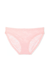 Кружевные трусики бикини Victoria's Secret 1159830800 (Розовый S)