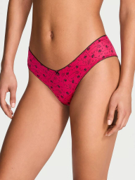 Женские гладкие трусики чики Victoria's Secret с принтом 1159830981 (Розовый S)