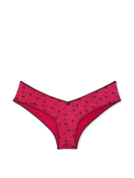 Женские гладкие трусики чики Victoria's Secret с принтом 1159830999 (Розовый XL)