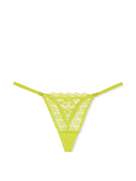Мереживні трусики стрінги Victoria's Secret 1159832166 (Салатовий XXL)