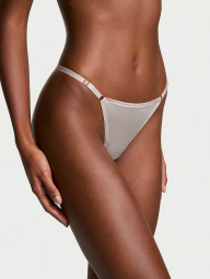Гладкие трусики стринги Victoria's Secret 1159831032 (Серый XL)