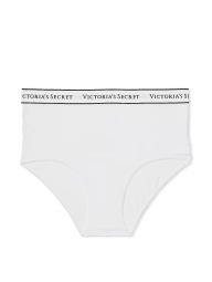 Жіночі трусики Victoria's Secret брифи з логотипом 1159831089 (Білий S)