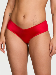 Гладкие трусики чики Victoria's Secret с ремешками 1159831100 (Красный XS)