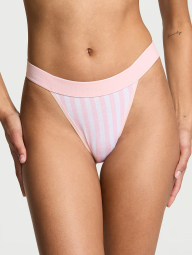 Бавовняні трусики танга Victoria's Secret з принтом 1159831110 (рожевий S)