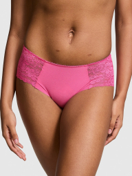 Женские трусики чики с кружевом Victoria's Secret Pink 1159831179 (Розовый S)