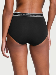 Жіночі трусики Victoria's Secret брифи з логотипом 1159831197 (Чорний XL)