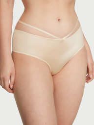 Женские гладкие трусики чики Victoria's Secret 1159831215 (Бежевый M)