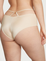 Женские гладкие трусики чики Victoria's Secret 1159831215 (Бежевый M)