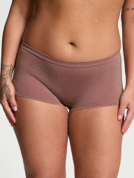 Женские трусики шортики Victoria's Secret с шиммером 1159831238 (Розовый S)