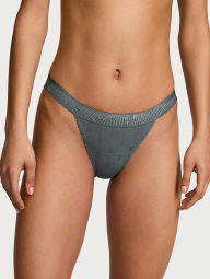 Трусики танга Victoria's Secret із логотипом 1159831295 (Синій XL)