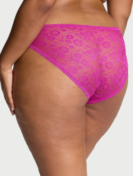 Мереживні трусики бікіні Victoria's Secret 1159831397 (Рожевий XL)