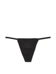 Трусики стрінги Victoria's Secret PINK 1159831486 (Чорний S)