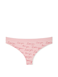 Трусики тонг Victoria's Secret з написом 1159831781 (Рожевий S)