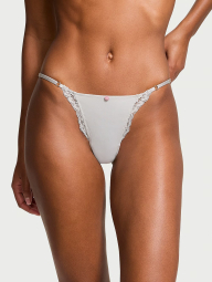 Женские трусики стринг бикини Victoria's Secret 1159832027 (Серый S)